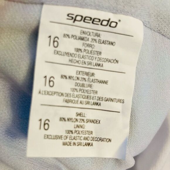 Speedo One Piece Colorful Swimsuit - Picture 8 of 8